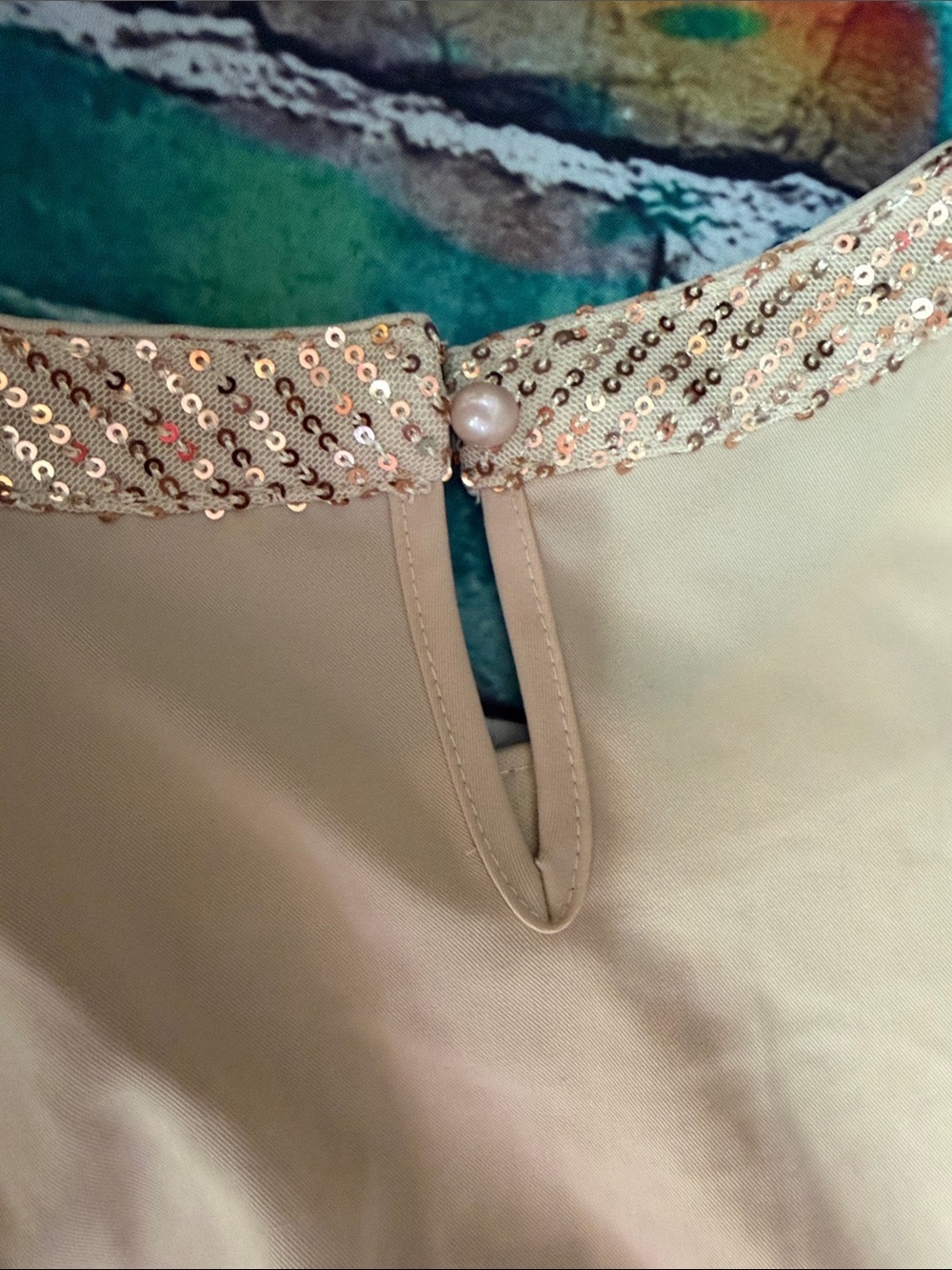 Grace Karin Rose Gold Sequin Halter Top - Picture 7 of 7